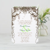 Invitation Inséparables Vintages de Rustic Peacock (Debout devant)