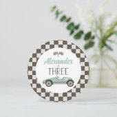 Invitation Insert de plaque de chargeur d'anniversaire de voi (Debout devant)