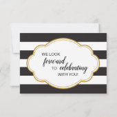 Invitation Insertion de Fêtes des mariées Roses chanceuses (Dos)