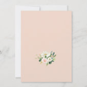 Invitation Insertion de report simple Mariage (Dos)