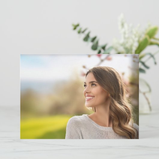 Invitation Insertion d'un diplôme de conception uniquement (Debout devant)