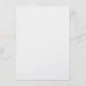 Invitation Insertion simple en noir blanc (Dos)