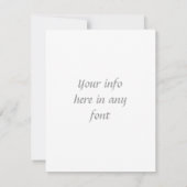 Invitation Insigne de la Chambre de Windsor (Dos)