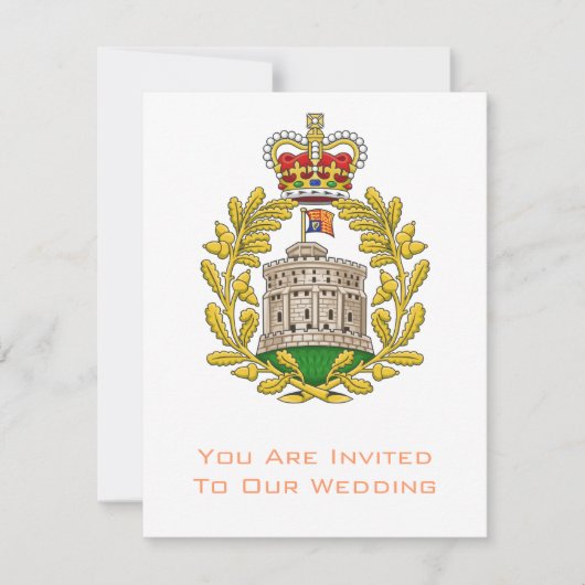 Invitation Insigne de la Maison de Windsor (Devant)