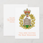 Invitation Insigne de la Maison de Windsor (Devant / Derrière)