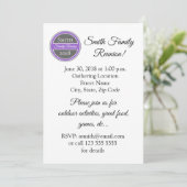 Invitation Insigne violet de la réunion familiale (Debout devant)