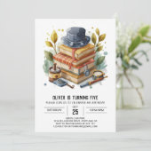 Invitation Inspecteur Anniversaire de enfant enchâssé (Debout devant)