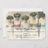 Invitation Inspection Filles Soirée (Devant)