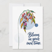 Invitation Inspiration florale avec des baies (Devant)