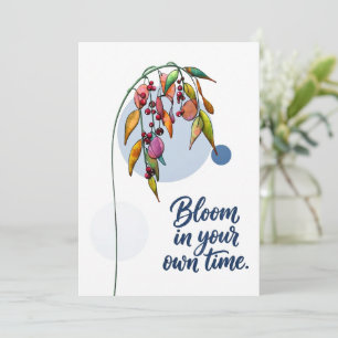 Invitation Inspiration florale avec des baies