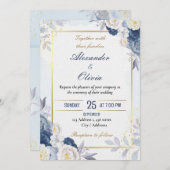 Invitation Inspiration pour la célébration de mariage (Devant / Derrière)