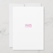 Invitation inspirée d'Inde | Paisley (Dos)