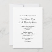 Invitation inspirée par le dragon chinois (Dos)