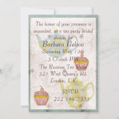 Invitation inspirée par un Tea Party (Devant)