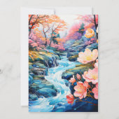 Invitation Inspirer Country Creek fête d'anniversaire (Dos)