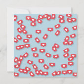 Invitation Instagram Cool Love Funny Enregistrer la date (Dos)