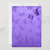 Invitation Installation de la Reine honorée de la frontière d (Dos)