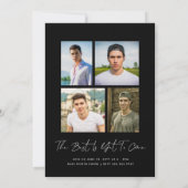 Invitation Instantané autographié | 5 Fête de graduation phot (Dos)