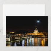 Invitation Institut de France et Pont des Arts - Paris (Devant / Derrière)