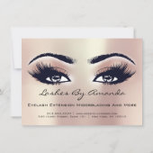 Invitation Instructions pour les soins postérieurs Pink Rose  (Dos)