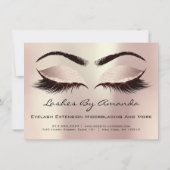 Invitation Instructions pour les soins postérieurs Pink Rose (Dos)