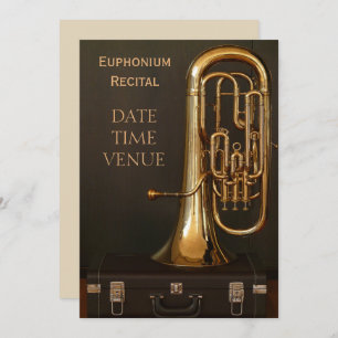 Invitation Instrument en laiton euphonique Considérant