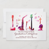 Invitation Instruments de musique (Devant)