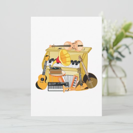 Invitation Instruments de musique (Debout devant)