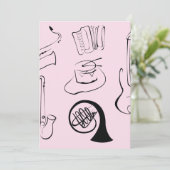 Invitation Instruments de musique (Debout devant)