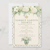 Invitation intemporelle et élégante de fête de jar (Devant)