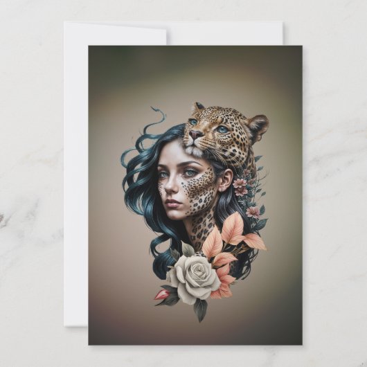 Invitation Interaction fascinante entre l'animal et l'humain (Dos)