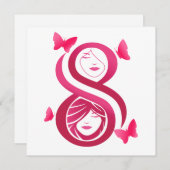 Invitation , International Women’s Day (Devant / Derrière)