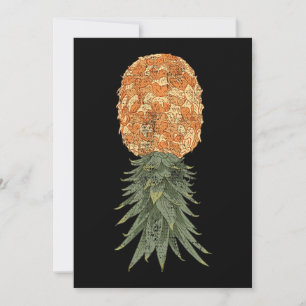 Invitation Intervertisseur d'ananas vers le bas 2