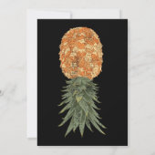 Invitation Intervertisseur d'ananas vers le bas 2 (Dos)
