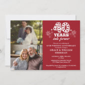 Invitation Into Forever Ruby 40e anniversaire du Mariage 2 Ph (Devant)
