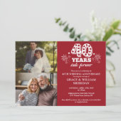 Invitation Into Forever Ruby 40e anniversaire du Mariage 2 Ph (Debout devant)