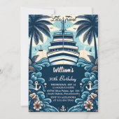 Invitation Into Ocean Waves Ancre de voyage Yacht 30e anniver (Devant)