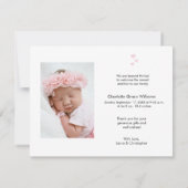 Invitation Introduction Script Baby Photo Heart (Dos)