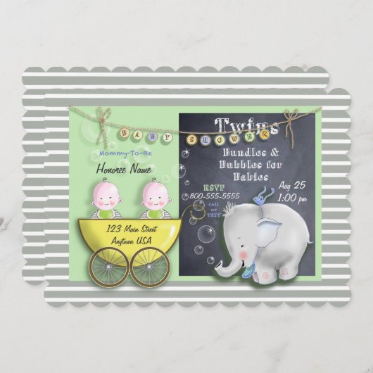 Invitation invalidée 5x7 (Devant / Derrière)