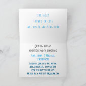 Invitation Invasion de la partie d'adoption - Enfant Ado âgé (Intérieur)