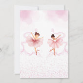 Invitation Invatation Baby shower Ballerina (Dos)