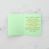 Invitation invation de golf (Intérieur)