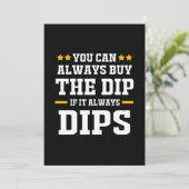 Invitation Investisseur Vous Pouvez Toujours Acheter Les Dips (Debout devant)