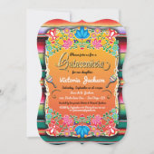 Invitation Inviations mexicaines de Fiesta Quinceañera (Devant)