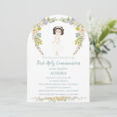 Invitation Invitación AURORA Primera Comunión (Debout devant)