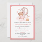 Invitation Invitacion Bautizo Pour Les Filles Christening Bap (Devant)