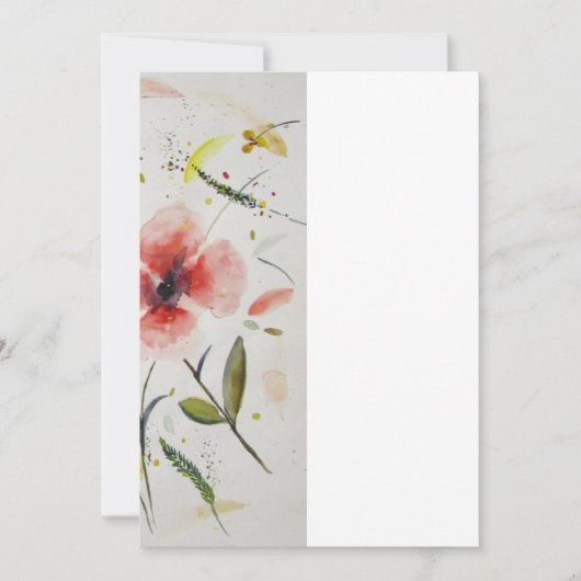 Invitation Invitacion boda flor (Devant)