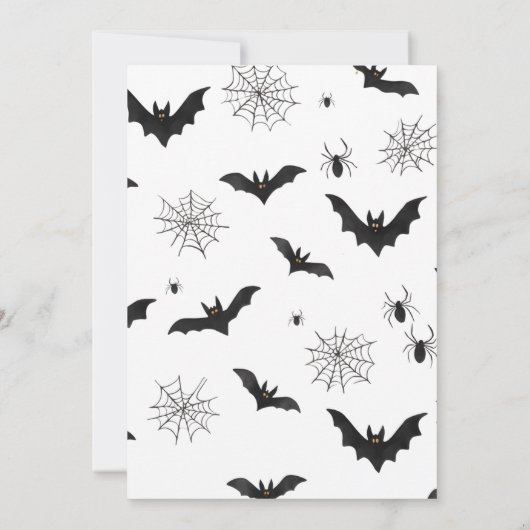 Invitation Invitación Cumpleaños Halloween Pastel Spooky (Dos)