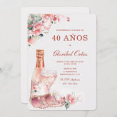 Invitation Invitación de 30 Años Mujer (Devant / Derrière)