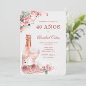 Invitation Invitación de 30 Años Mujer (Debout devant)